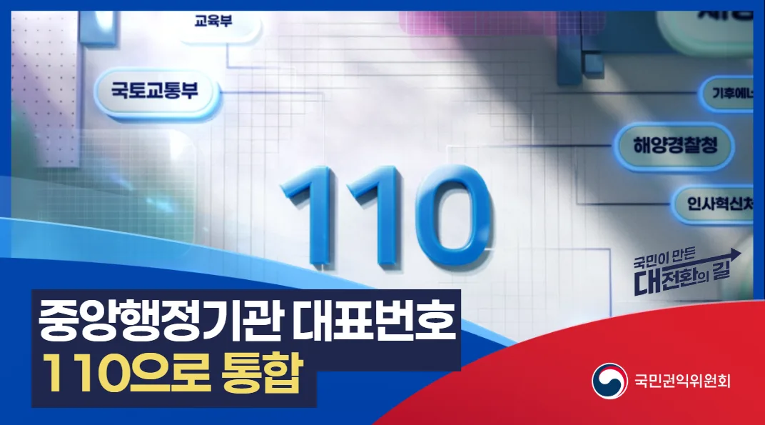 정부 상담서비스 통합을 통한 국민 중심 행정서비스 혁신 확산 대표 썸네일